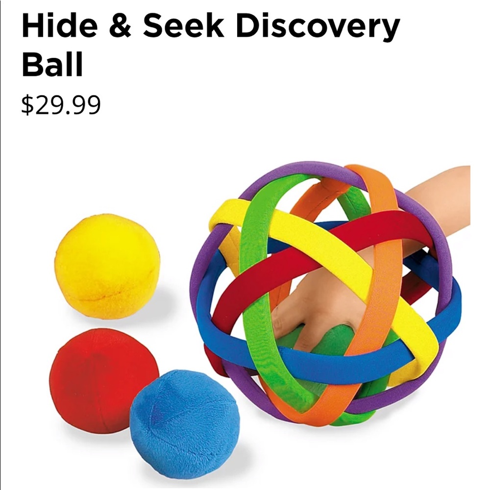 Lakeshore learning hide and seek discovery ball